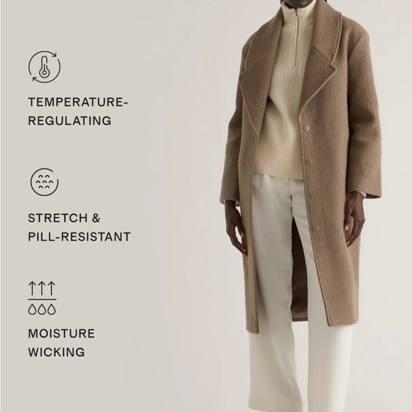 Quince 100% Merino Wool Coat - Picture 5 of 14